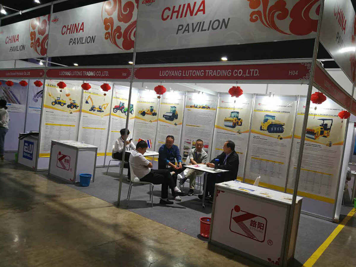 2018 year LUTONG Join Thailand Construction machines exhibition